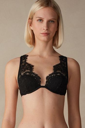 Intimssimi Time to Shine Elena Balconette Bra Negras | MPEFT29573