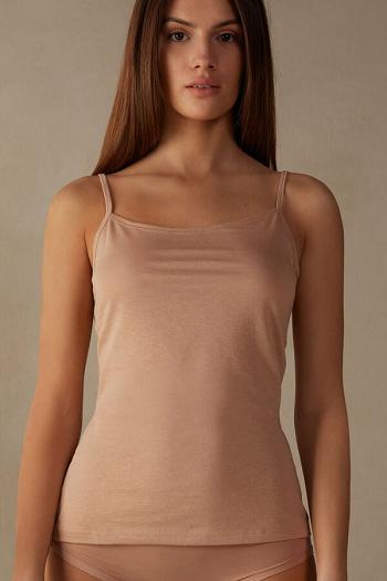 Intimssimi Ultrafresh Supima® Cotton Vest Top Natural | GPEEC40447