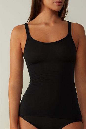 Intimssimi Ultralight Supima® Cotton Top Negras | BPESD95698