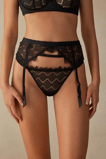 Intimssimi Urban Nomad Garter Belt Negras | PEJBT62836