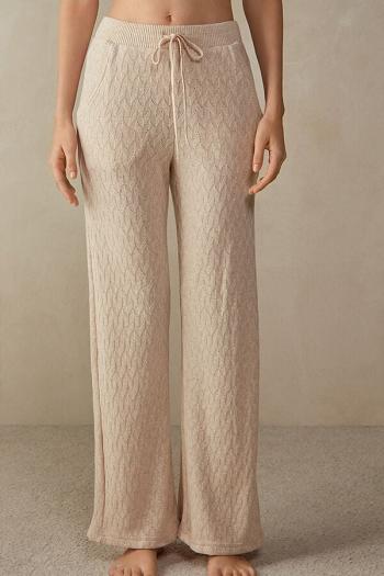 Intimssimi Winter Braid Full Length Jacquard Pants Natural | APEDF44476