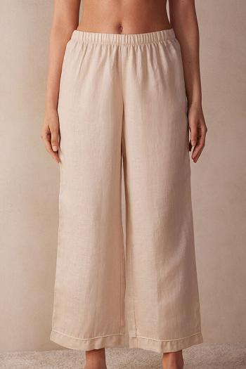 Intimssimi Yacht Night Linen Pants Natural | FPEUI24867