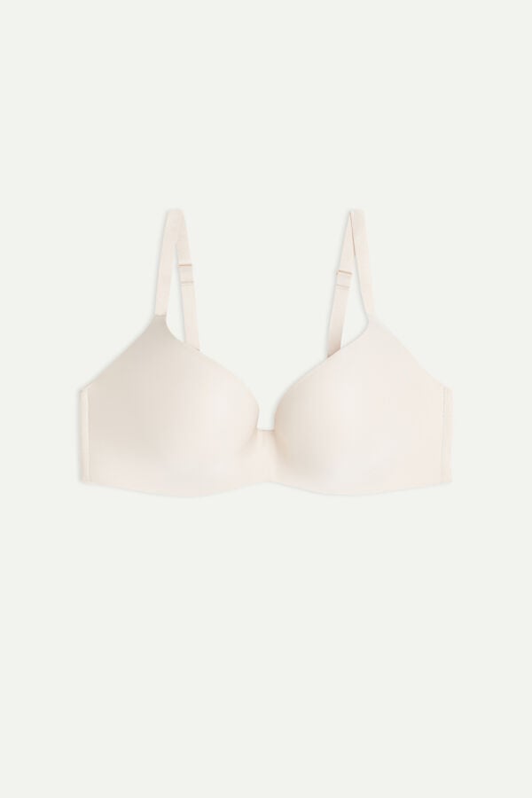 Intimssimi Adele Triangle Bra in Ultralight Microfiber Natural | ZPEMJ84503