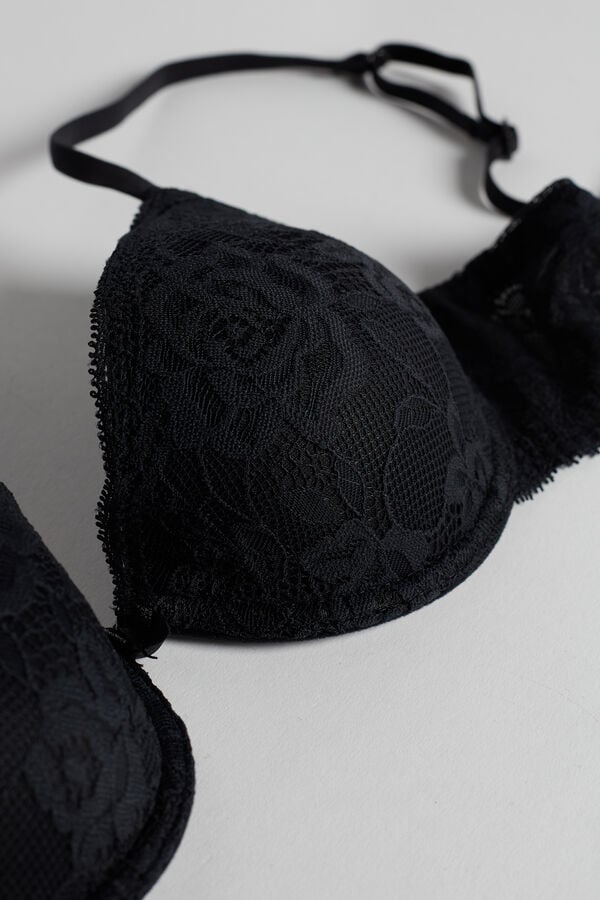 Intimssimi Bellissima Lace Push-Up Bra Negras | GPEEC12315