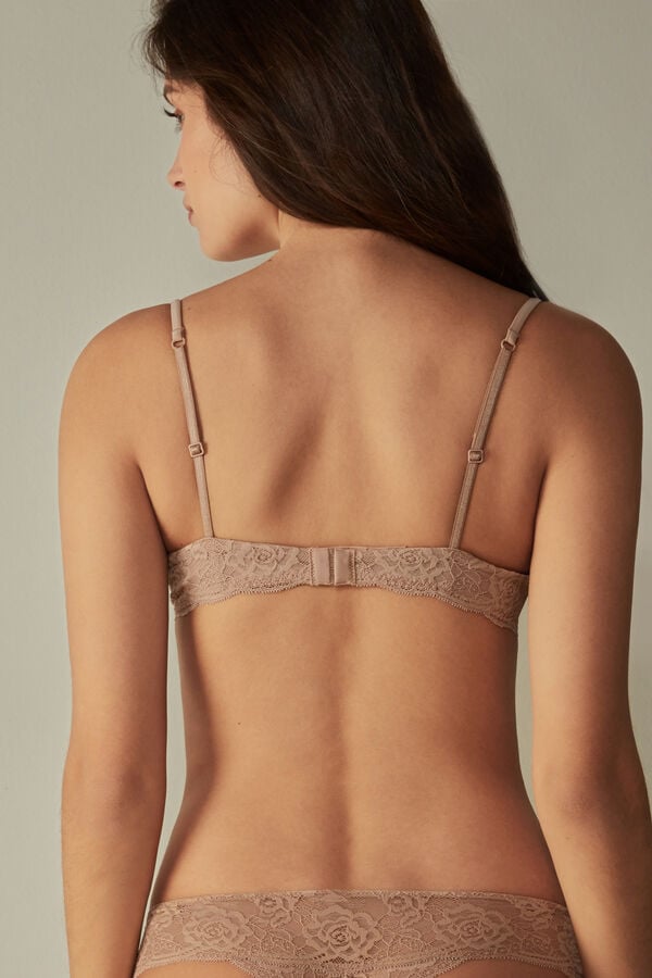 Intimssimi Bellissima Lace Push-Up Bra Natural | QPEUV67828