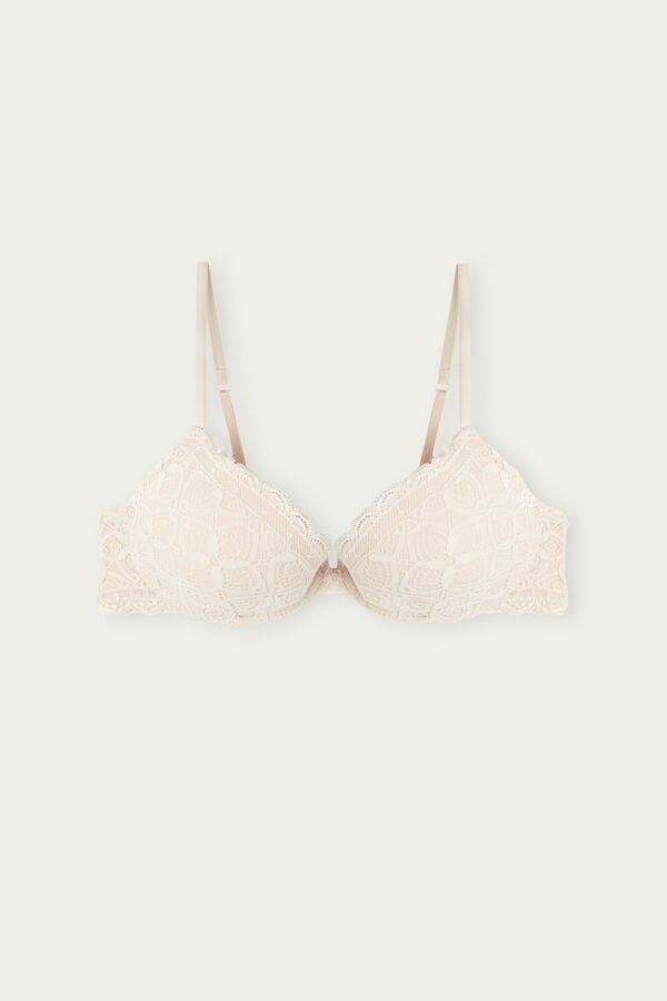 Intimssimi Bellissima Push-up Bra in Lace Natural | DPEVO40630