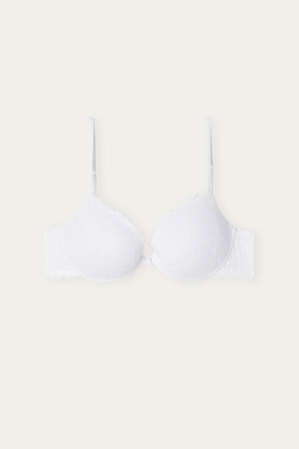 Intimssimi Bellissima Push-up Bra in Lace Blancas | PEEAH96293