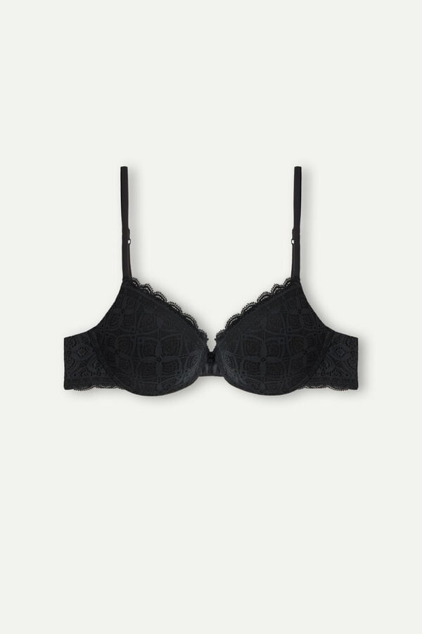 Intimssimi Bellissima Push-up Bra in Lace Negras | YPEGT44226