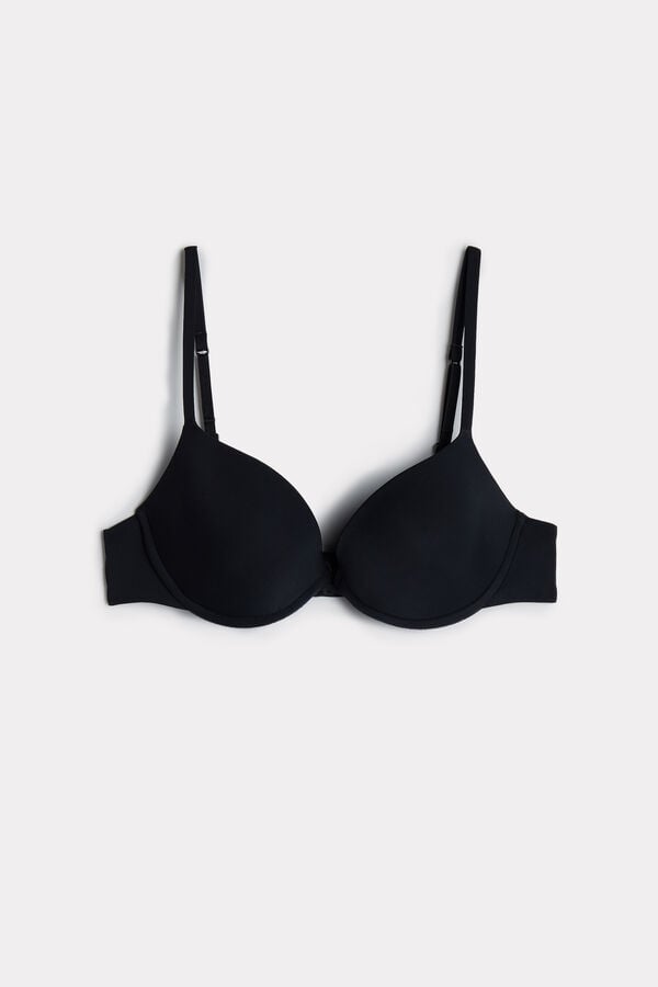 Intimssimi Bellissima Push-up Bra in Microfiber Negras | YPEVQ36557