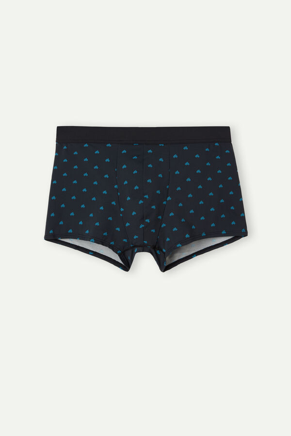 Intimssimi Bicycle Boxers in Microfiber Azules | PEZDE90545