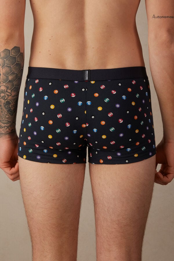 Intimssimi Billiard Boxers in Stretch Supima® Cotton Azules | PENEJ88936