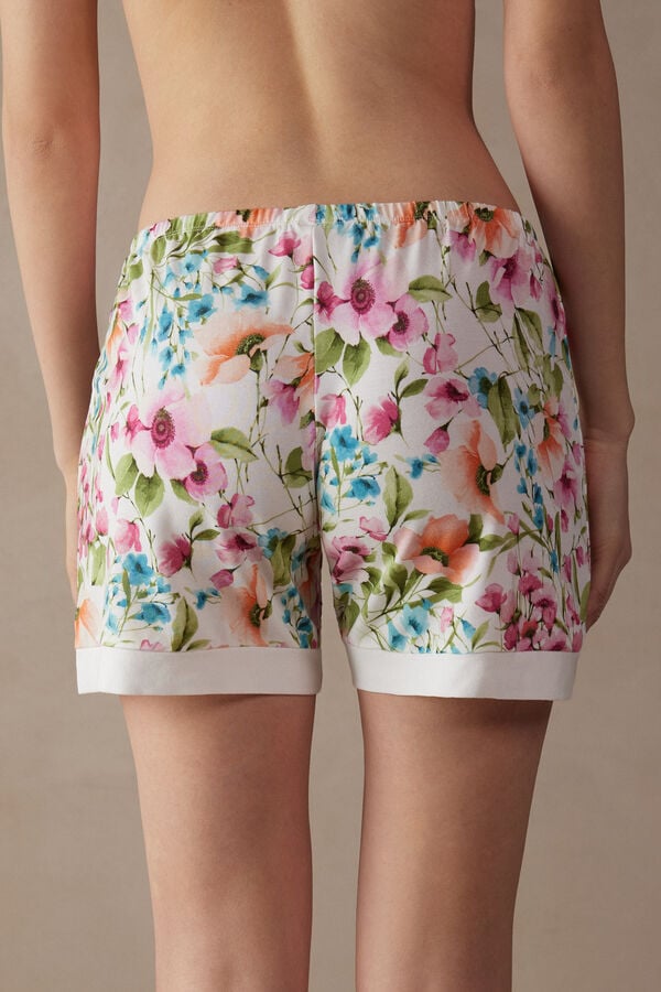 Intimssimi Botanical Lyrics Modal Shorts Blancas | QPEUV94143