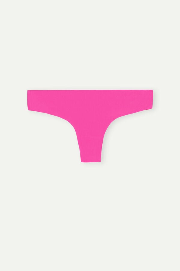 Intimssimi Brazilian Panties in Seamless Ultra Light Microfiber Rosas | PEZDE92072