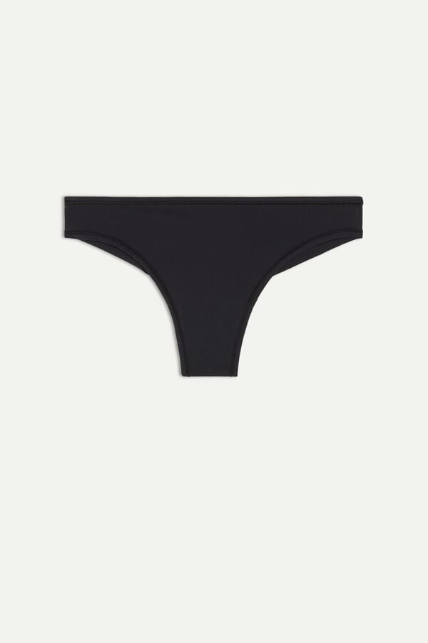 Intimssimi Brazilian Panties in Ultralight Microfiber Negras | DPEKV46757