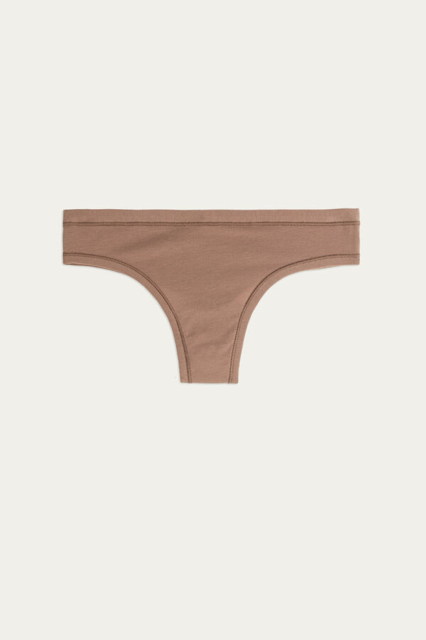 Intimssimi Brazilian Panties in Ultralight Supima® Cotton Natural | PECVG74774