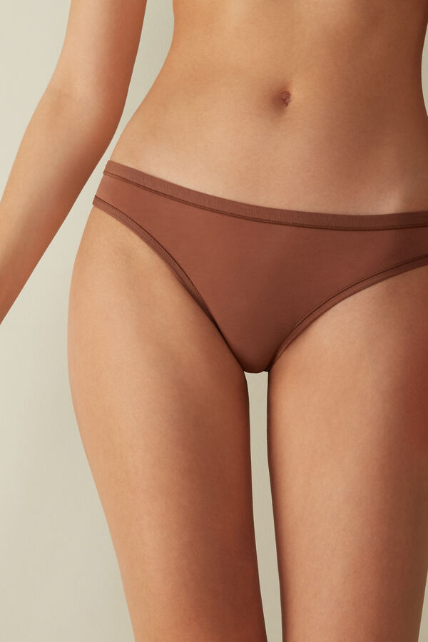 Intimssimi Brazilian Panties in Ultralight Supima® Cotton Natural | PECVG74774