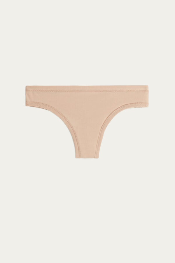 Intimssimi Brazilian Panties in Ultralight Supima® Cotton Natural | PPEER95412