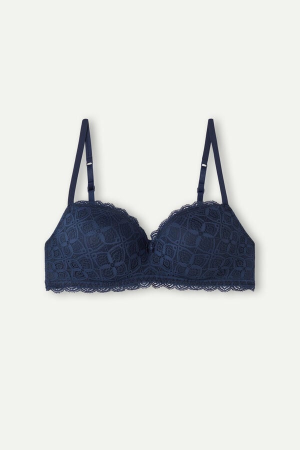 Intimssimi Claudia Balconette Bra in Lace Azules | PEICD58820