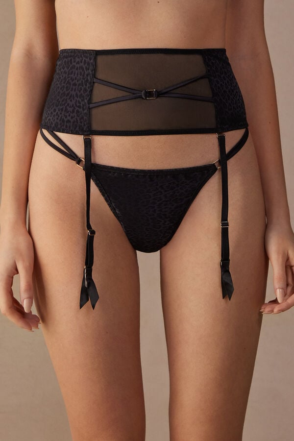 Intimssimi Cool Minimal Garter Belt Negras | PEZDE25086