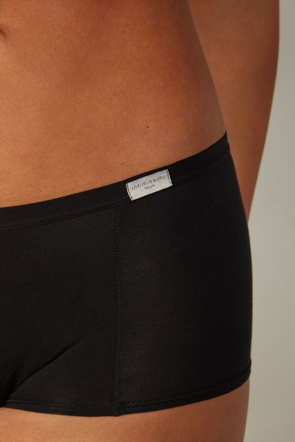 Intimssimi Cotton Boyshorts Negras | ZPENQ20384