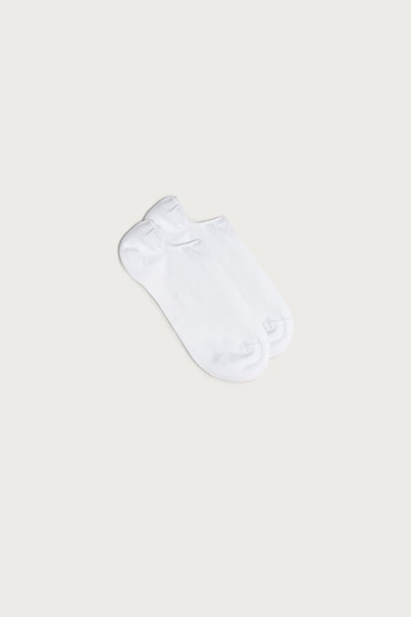 Intimssimi Cotton Footsies Blancas | YPEVQ87430