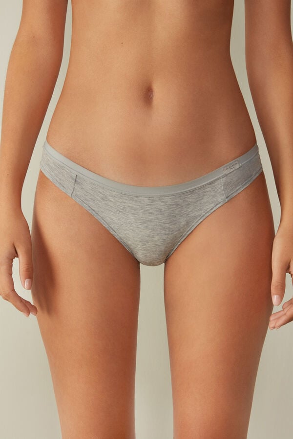 Intimssimi Cotton Panties Gris | EPEHC95547