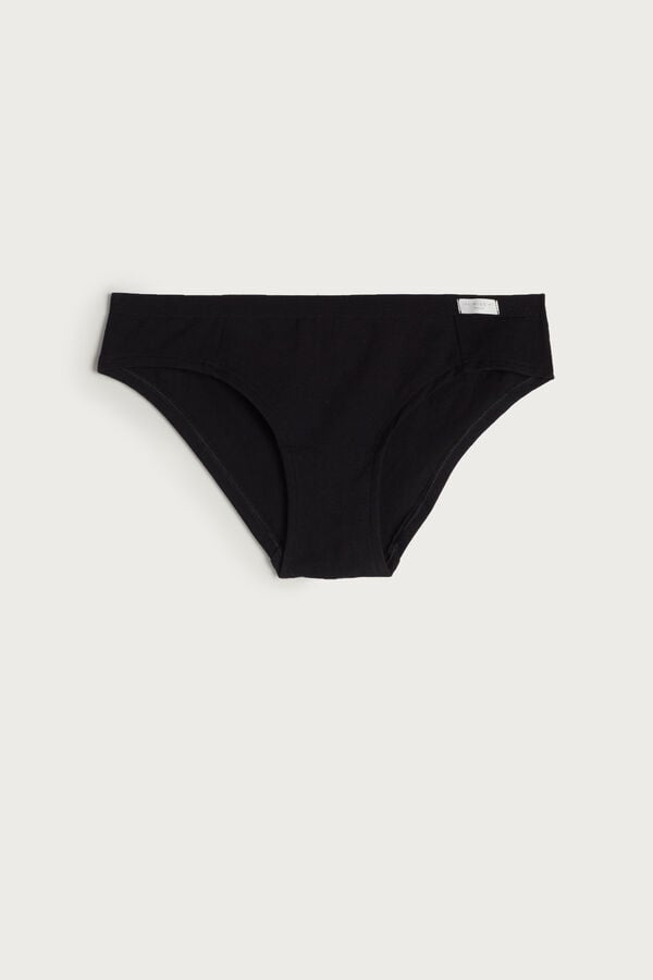 Intimssimi Cotton Panties Negras | PEEGJ88891