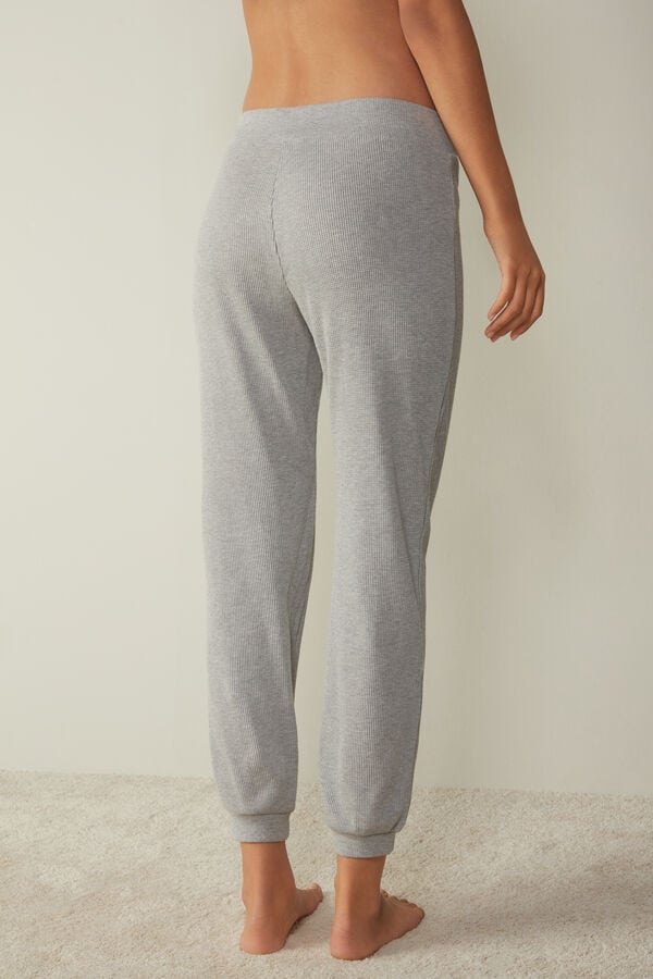 Intimssimi Cozy Waffle Pants Gris | EPEVG63481