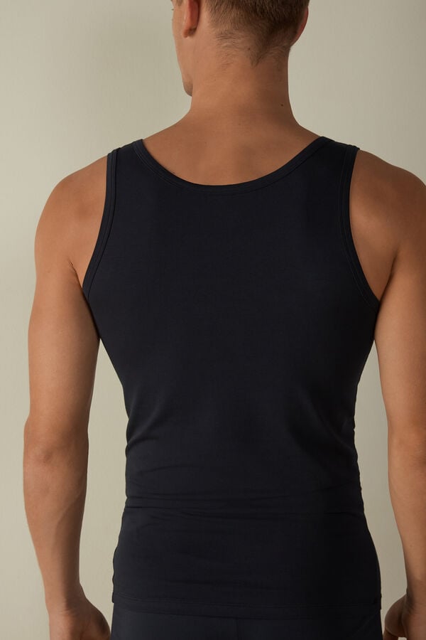 Intimssimi Crew Neck Tank Top Azules | ZPEMJ90071