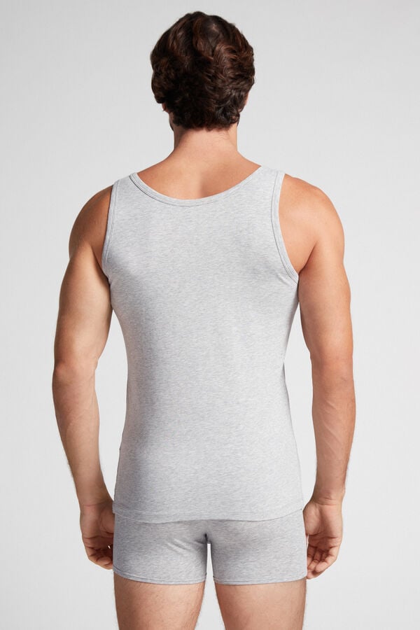 Intimssimi Crew Neck Tank Top Gris | PEXMI69286