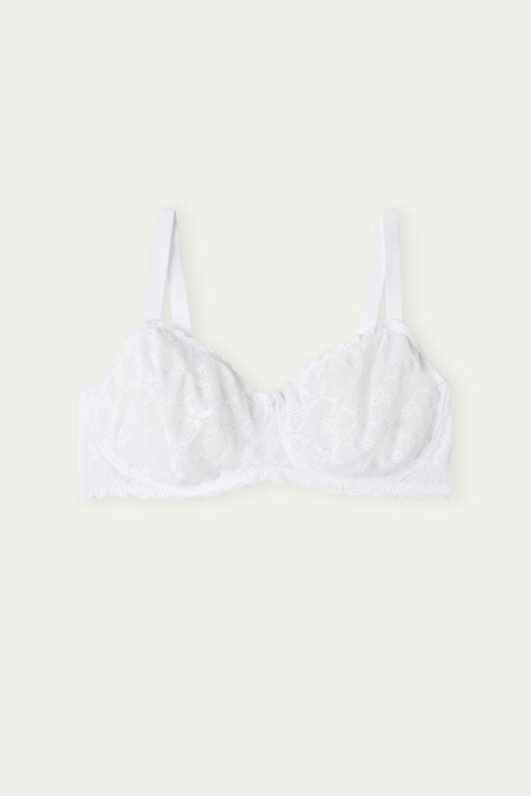 Intimssimi Daniela Balconette Bra in Lace Blancas | SPENY72460