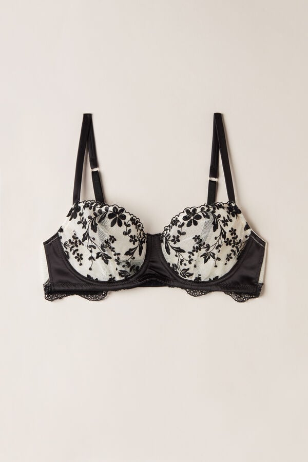 Intimssimi Delicate Love Daniela Balconette Bra Negras | PECVG26386