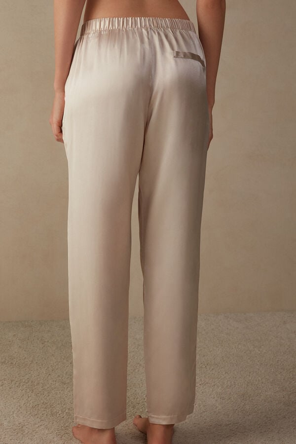 Intimssimi Directo Silk Pants Natural | PEQAV48312