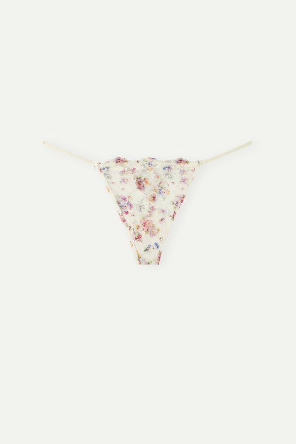 Intimssimi Dreaming of Spring String Thong Print | LPETR94965