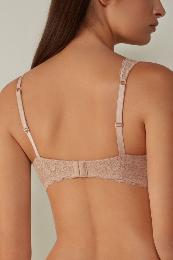 Intimssimi Elena Balconette Bra in Lace Natural | GPEUC18393