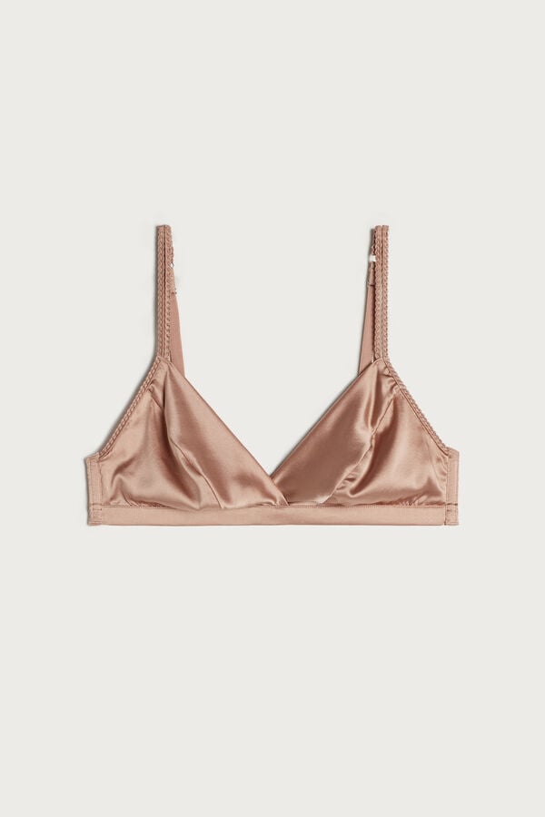 Intimssimi Emma Silk Triangle Bra Natural | FPEHY32826