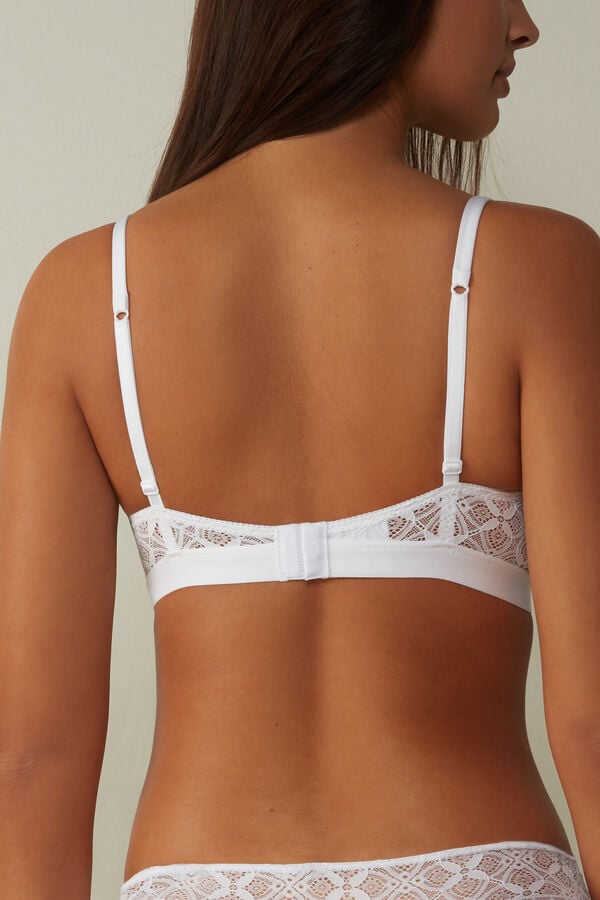 Intimssimi Emma Triangle Bra in Lace Blancas | PEXBR17127