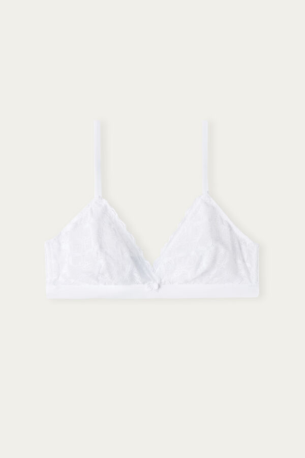 Intimssimi Emma Triangle Bra in Lace Blancas | PEXBR17127