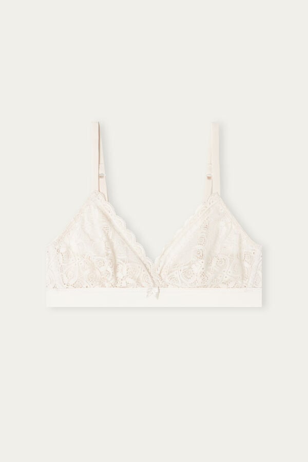 Intimssimi Emma Triangle Bra in Lace Natural | PEZPD14566