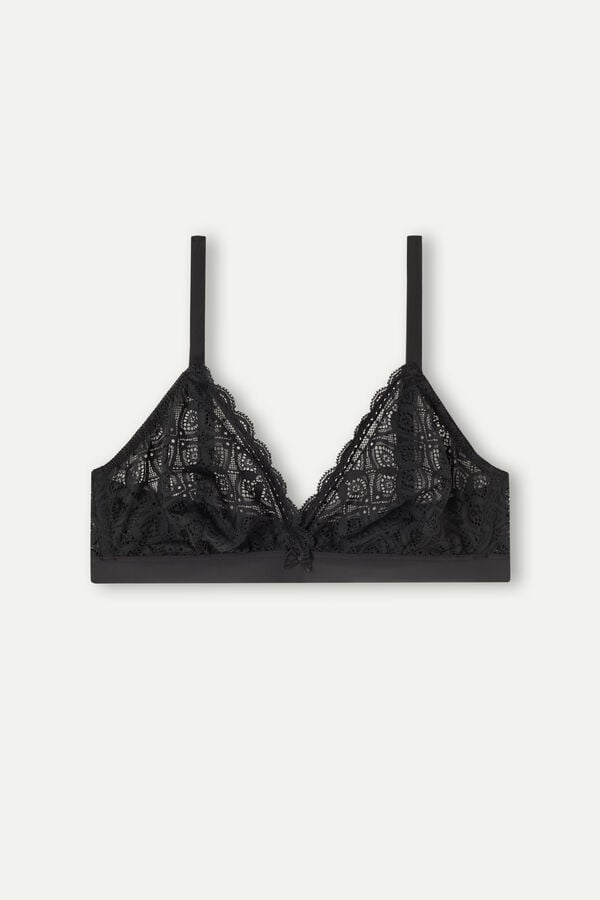 Intimssimi Emma Triangle Bra in Lace Negras | YPEVQ39345