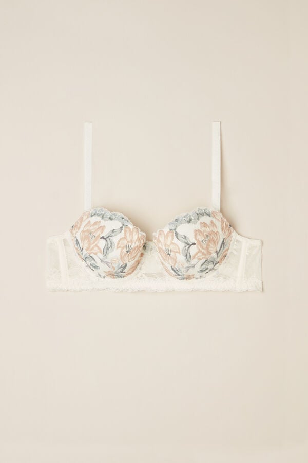 Intimssimi Ephemeral Beauty Sofia Balconette Bra Blancas | ZPENQ16042