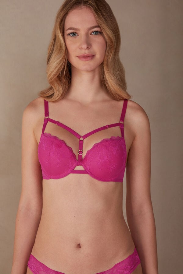 Intimssimi Fearless Femininity Elettra Super Push-up Bra Rosas | PENEJ46891