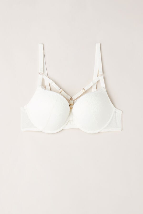 Intimssimi Fearless Femininity Elettra Super Push-up Bra Blancas | QPEUV78037