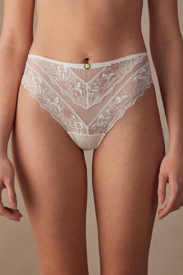 Intimssimi Fearless Femininity Hipster Brazilian Blancas | BPESO62442