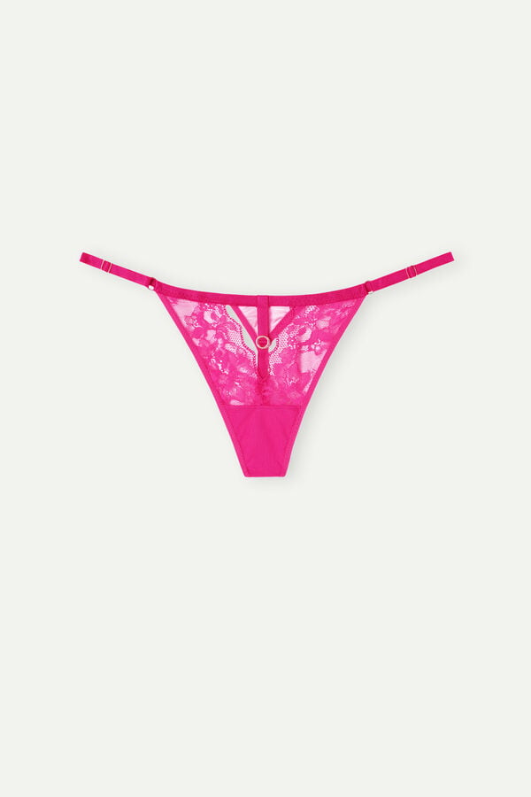 Intimssimi Fearless Femininity String Thong Rosas | YPEVQ64151