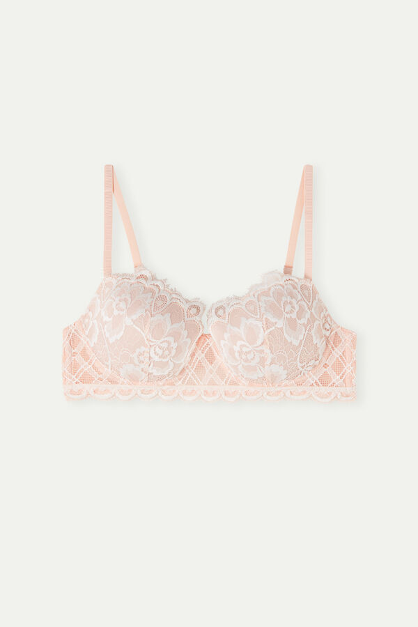 Intimssimi Floral Groove Sofia Balconette Bra Rosas | PEXMI65465