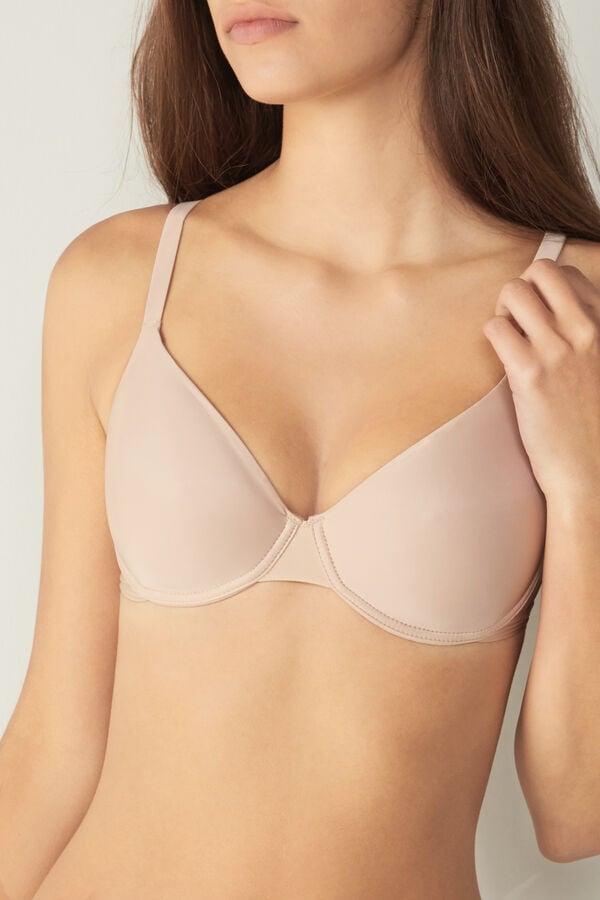 Intimssimi Francesca Ultralight Microfiber Balconette Bra Natural | DPEKV81787