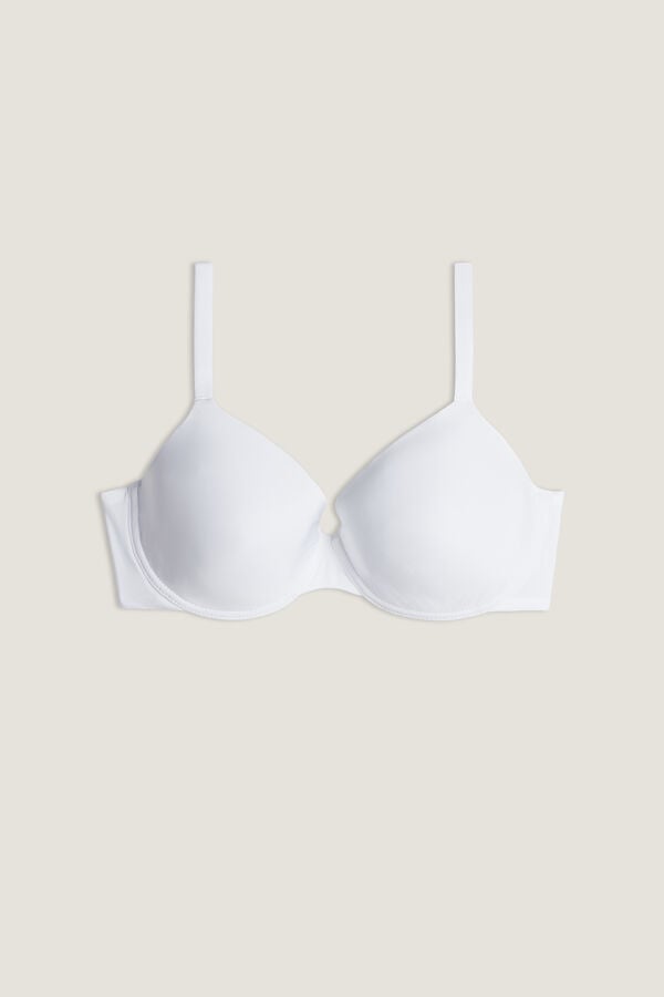 Intimssimi Francesca Ultralight Microfiber Balconette Bra Blancas | GPEEC21003