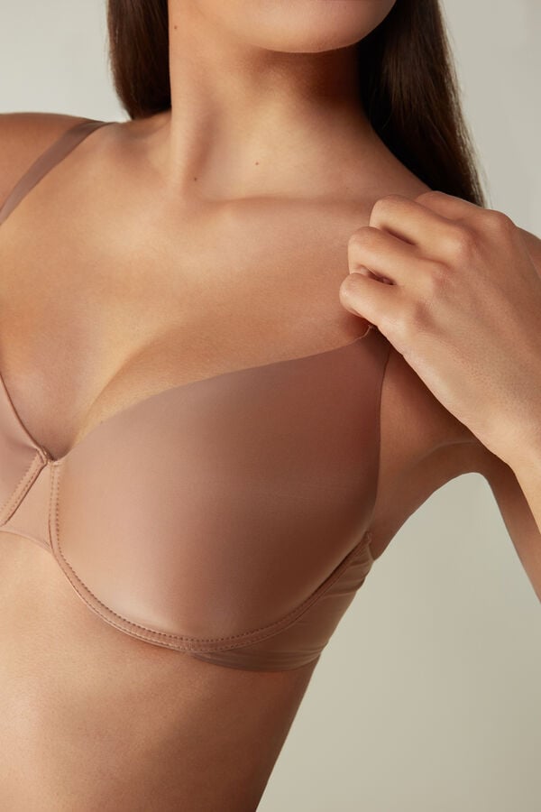 Intimssimi Francesca Ultralight Microfiber Balconette Bra Natural | PEQCS80586