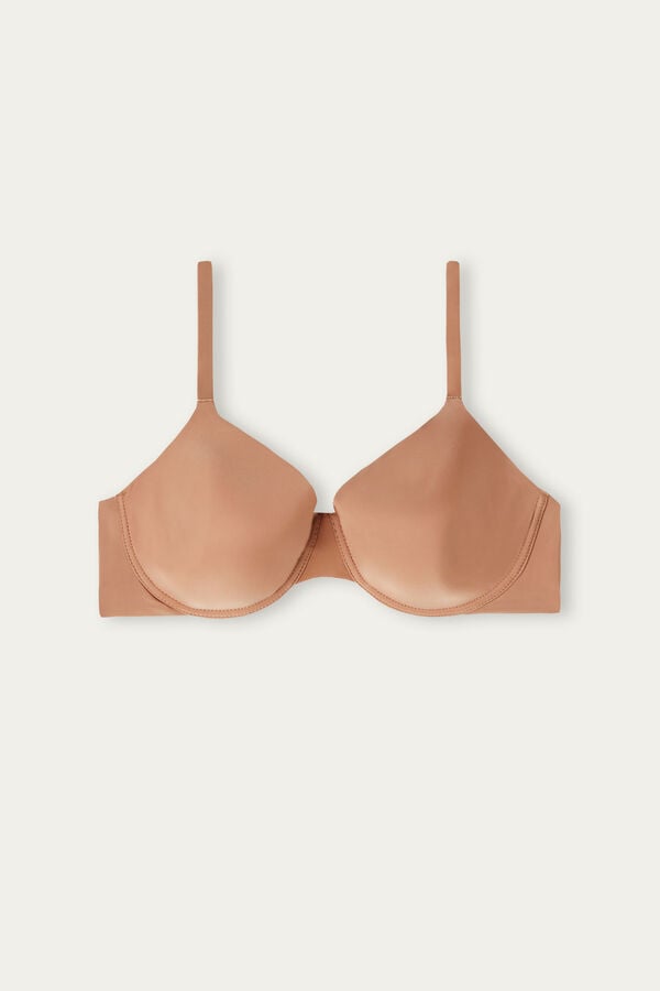 Intimssimi Francesca Ultralight Microfiber Balconette Bra Natural | PEQCS80586